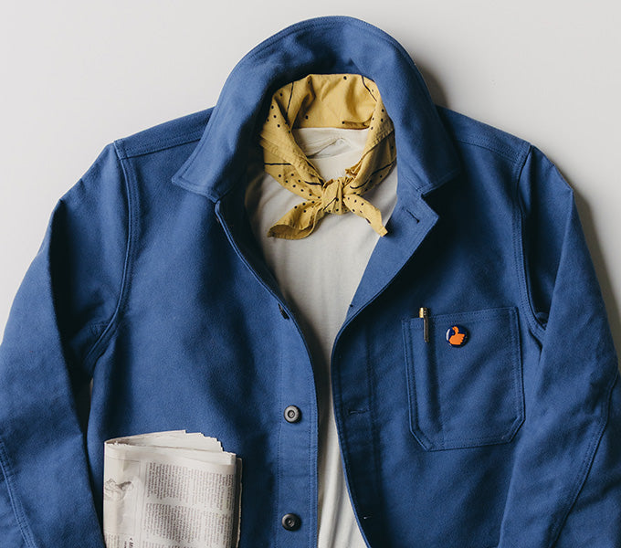 The Ojai Chore Jacket in French Blue 
